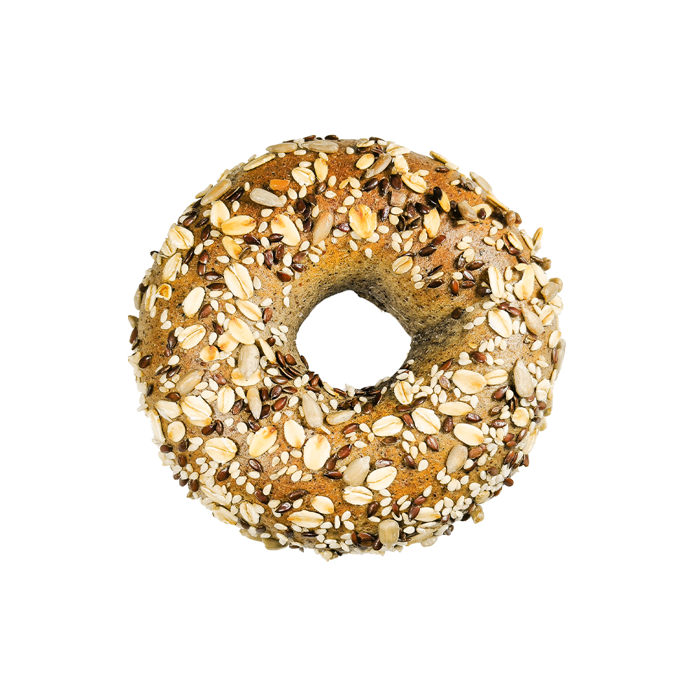 Puritate Nutritionis Dark Totum Triticum Multigrain Bagel