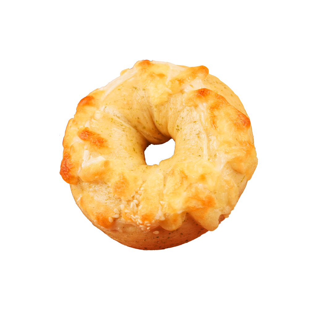 Aureum et Crispy Potato Bacon Bagel