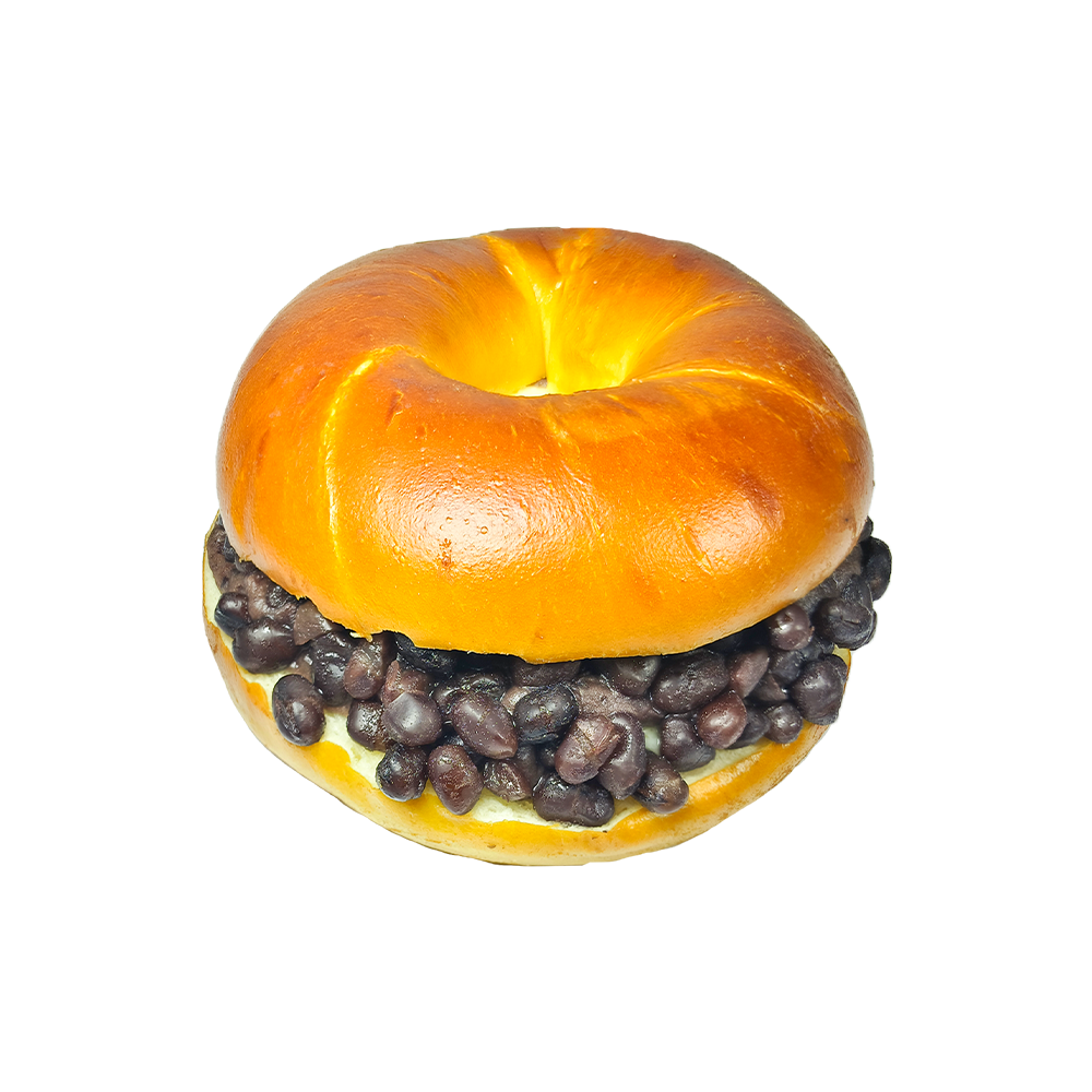 Pretzel Red Bean Cream Caseus Bagel